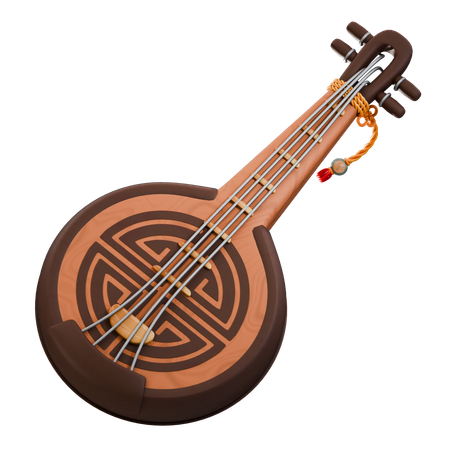 루안 중국 기타를 사다  3D Icon