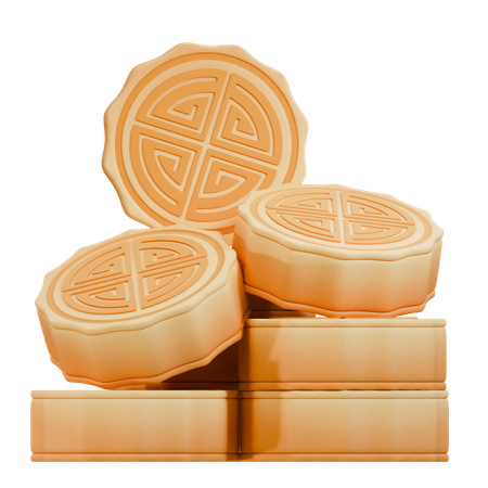 중국 케이크  3D Icon