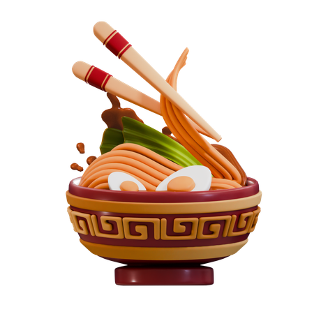 中華麺  3D Icon