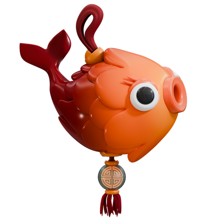 중국 생선 액세서리  3D Icon