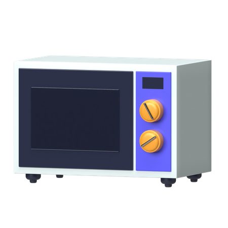 전자 레인지  3D Icon