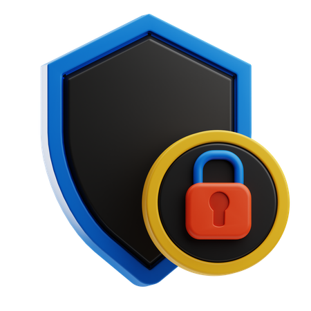 보안  3D Icon