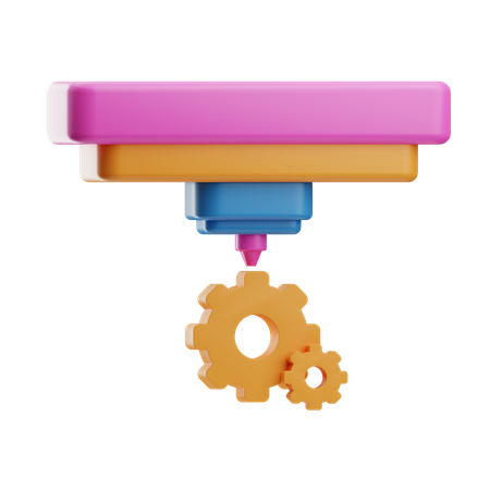 エンジニアリング部分  3D Icon