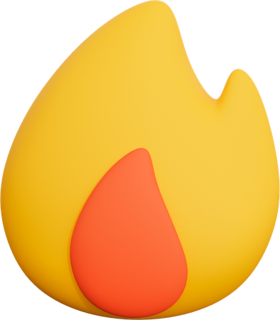 火  3D Icon