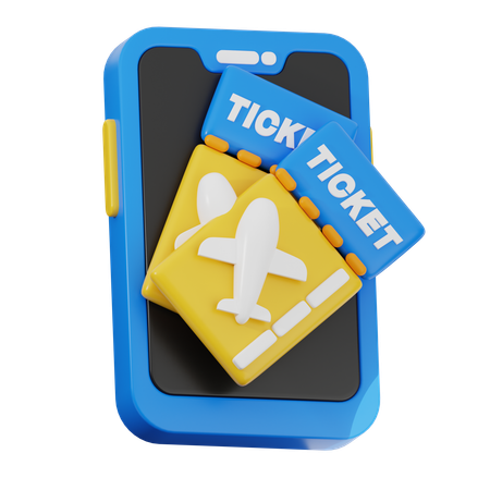 티켓  3D Icon