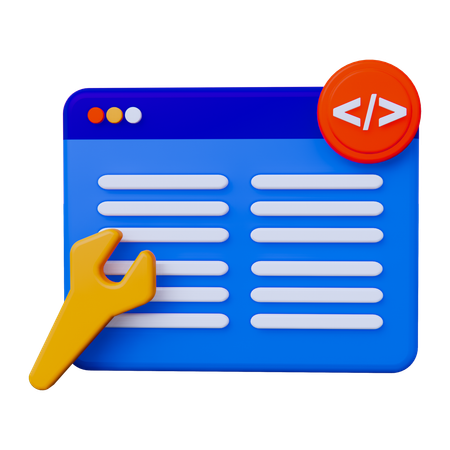 개발  3D Icon