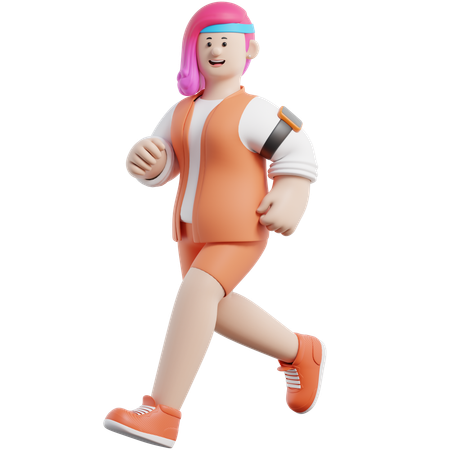 운동 선수  3D Icon