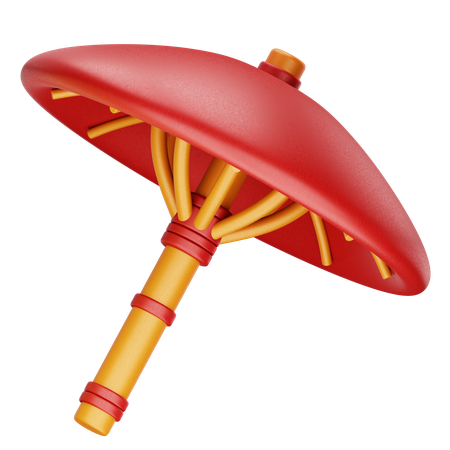 中国の傘  3D Icon