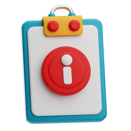클립보드  3D Icon