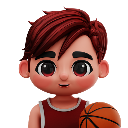バスケットボール選手  3D Icon