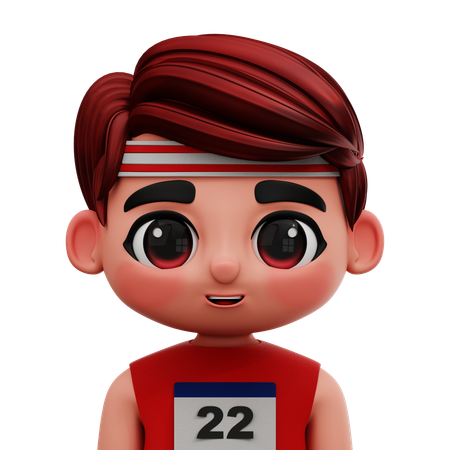ランニングプレイヤー  3D Icon
