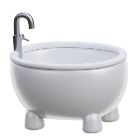 목욕통  3D Icon