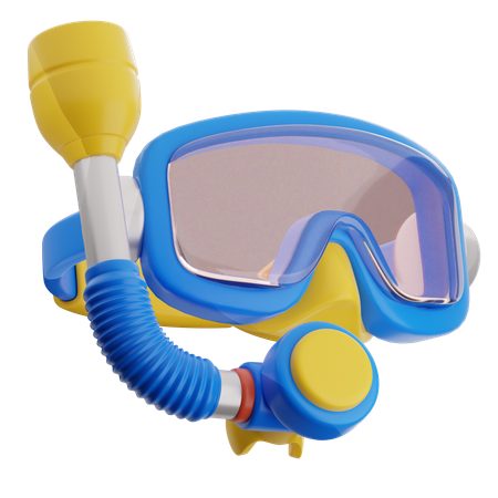 スノーケル  3D Icon