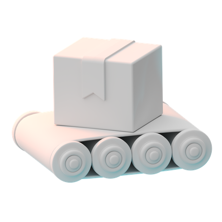 생산  3D Icon