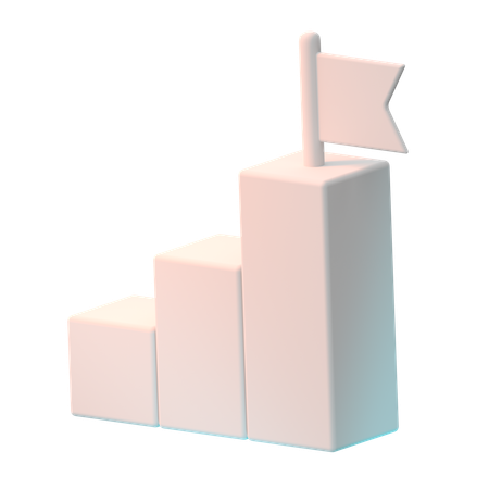 목표  3D Icon