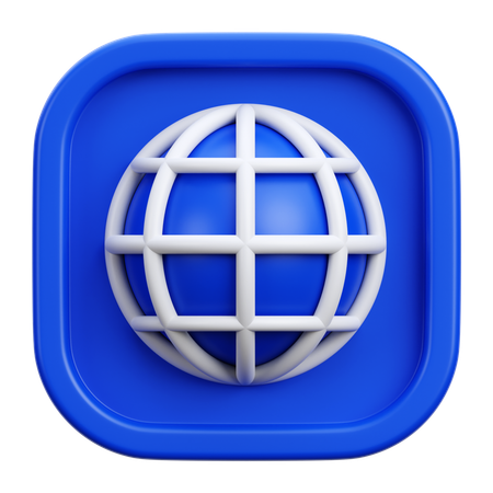 인터넷  3D Icon