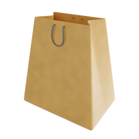 종이 봉지  3D Icon