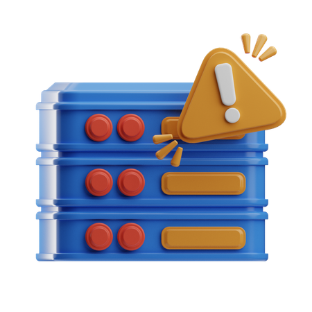 サーバーエラー  3D Icon