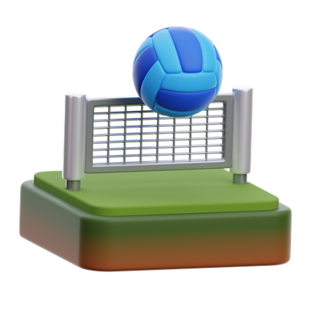 バレーボール  3D Icon