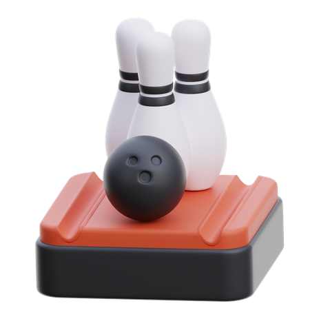 ボウリング  3D Icon