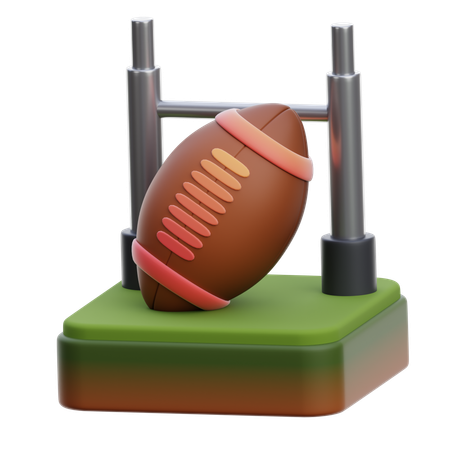 럭비  3D Icon