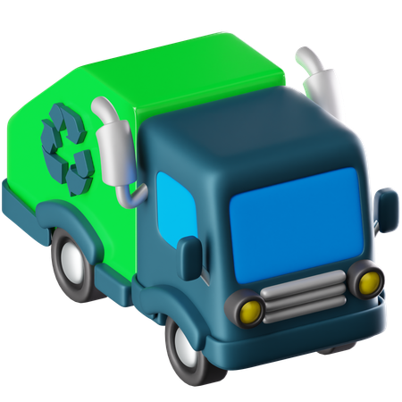 ごみ収集車  3D Icon