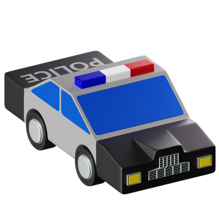 警察  3D Icon
