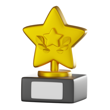 トロフィー  3D Icon