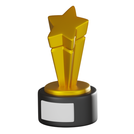 トロフィー  3D Icon