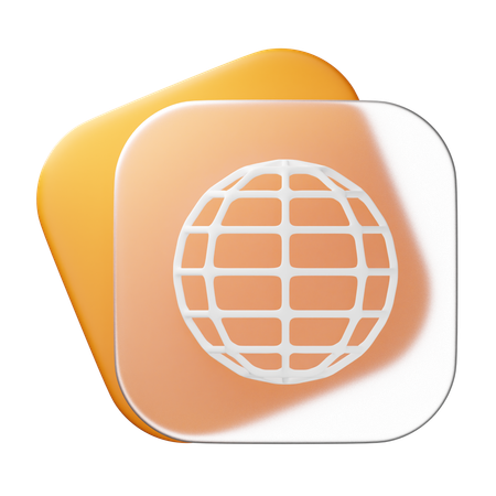 인터넷  3D Icon