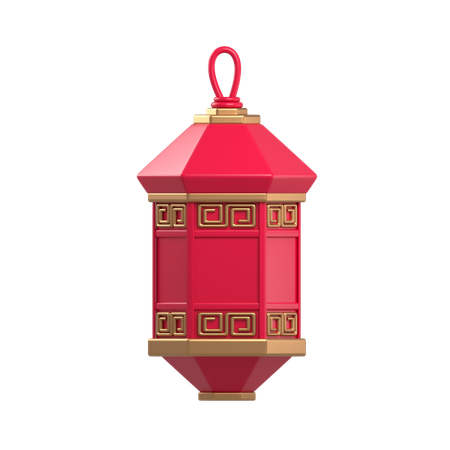 中国のランプ  3D Icon