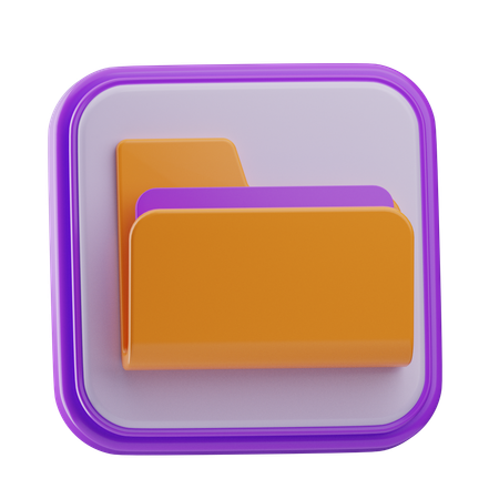 폴더  3D Icon
