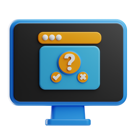 의사결정  3D Icon