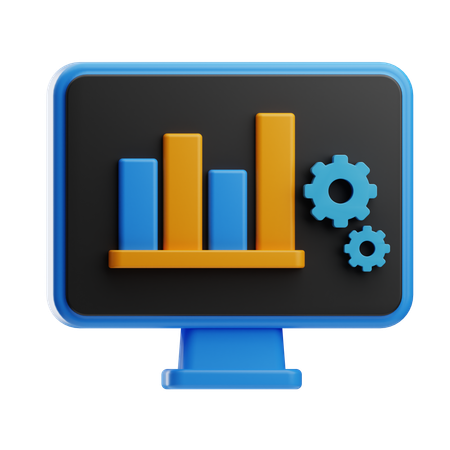 데이터  3D Icon