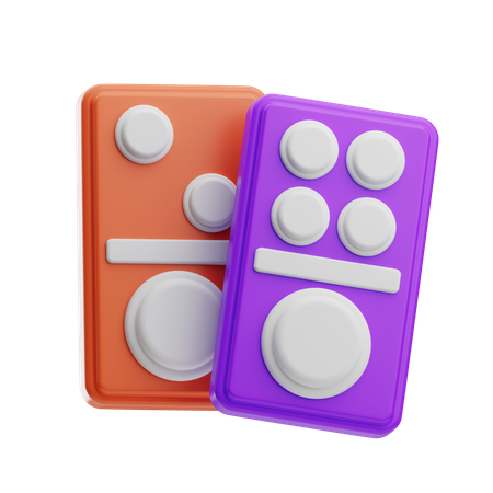 ゲームドミノ  3D Icon