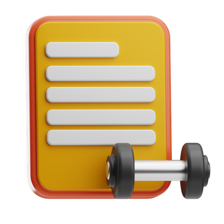 トレーニングジム会員  3D Icon