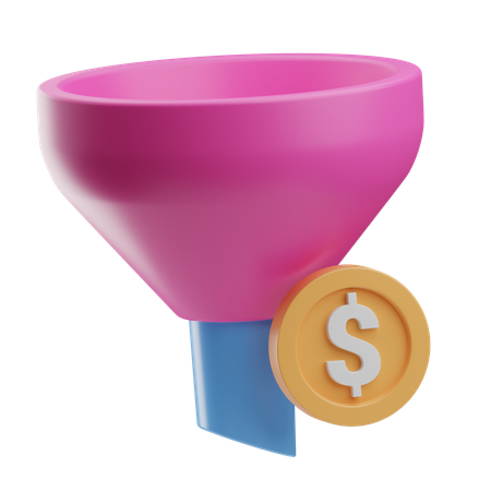 동전 분류  3D Icon