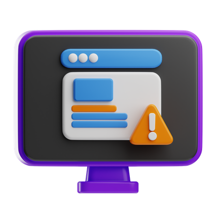 アクセス拒否インターネットセキュリティ  3D Icon