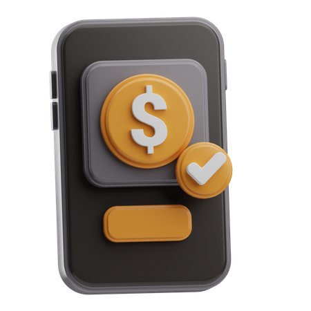 支払う  3D Icon
