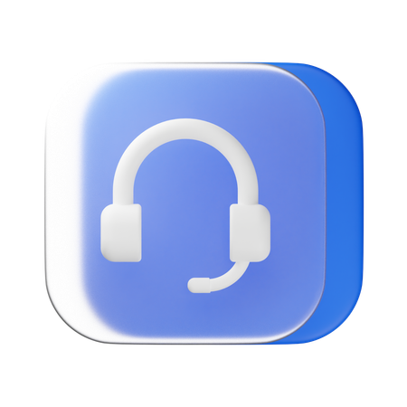 콜센터  3D Icon