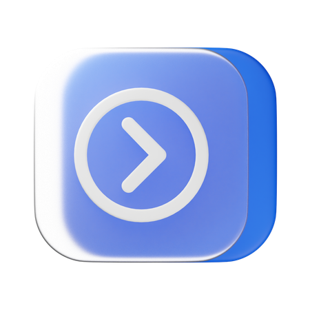 오른쪽 화살표  3D Icon