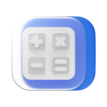 계산자  3D Icon