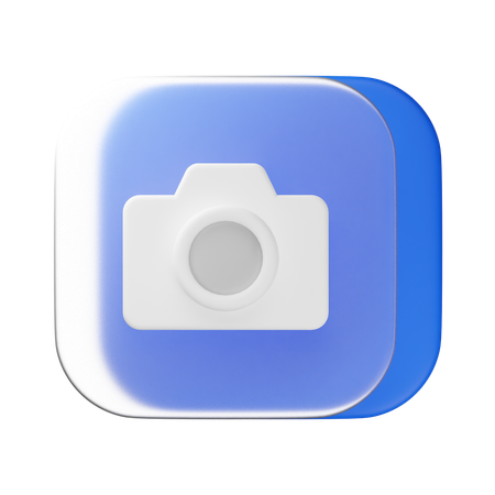 카메라  3D Icon