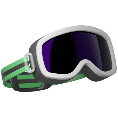 스키 고글  3D Icon