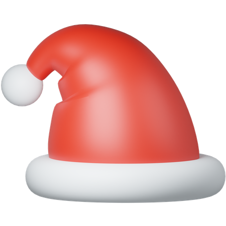 산타 모자  3D Icon