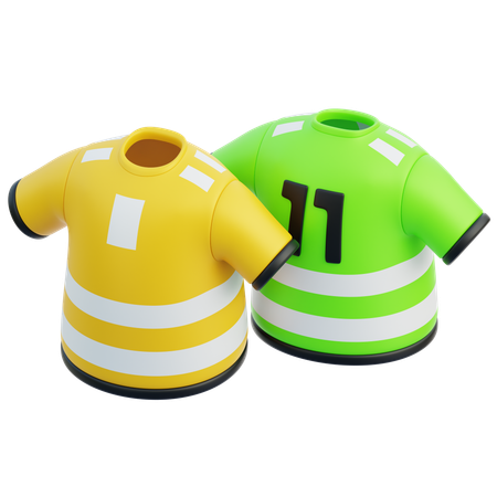 サッカージャージ  3D Icon