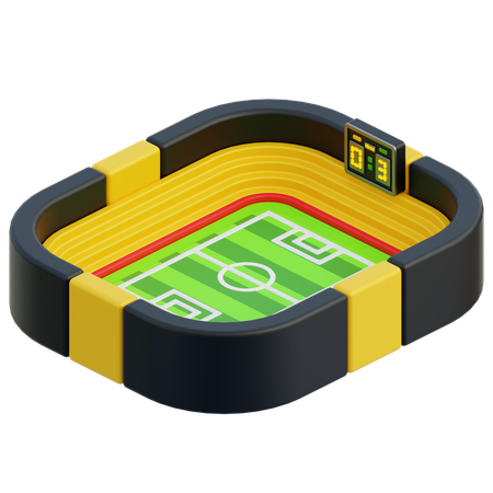 スタジアム  3D Icon