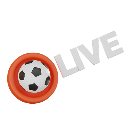 ライブサッカー  3D Icon