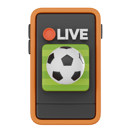ライブサッカー  3D Icon