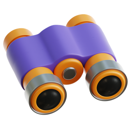双眼鏡  3D Icon